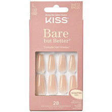 Adhesive nails Bare but Better Nails - Nude Drama 28 pcs