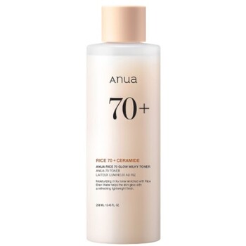 Anua Rice + Ceramide 70% Glow Milky Toner Veido tonikas Unisex