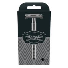 Wilkinson Sword Double Edge Classic - Metal razor for men savaiminio įdegio kremas