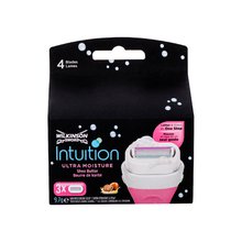 Wilkinson Sword Intuition Ultra Moisture (3pcs) - Replacement head with moisturizing effect savaiminio įdegio kremas