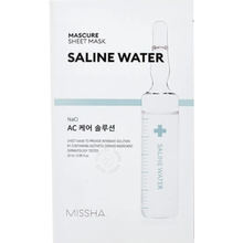 Missha Mascure Saline Water Sheet Mask - Zklidňuj&iacute;c&iacute; maska pro citlivou pleť 1 ks Veido kaukė Unisex