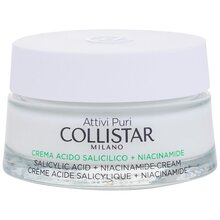 Collistar Pure Actives Salicylic Acid + Niacinamide Cream Dieninis kremas Dieninis veido kremas Moterims