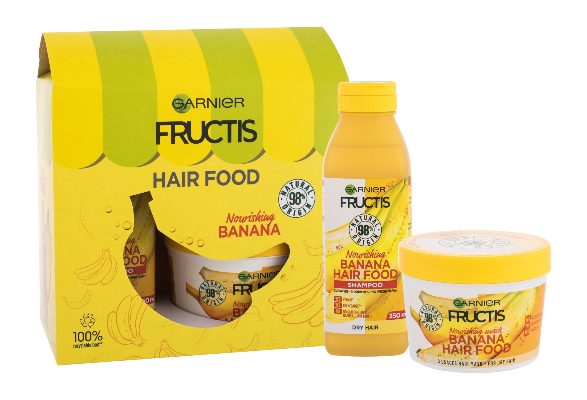 Garnier Fructis Hair Food Banana šampūnas
