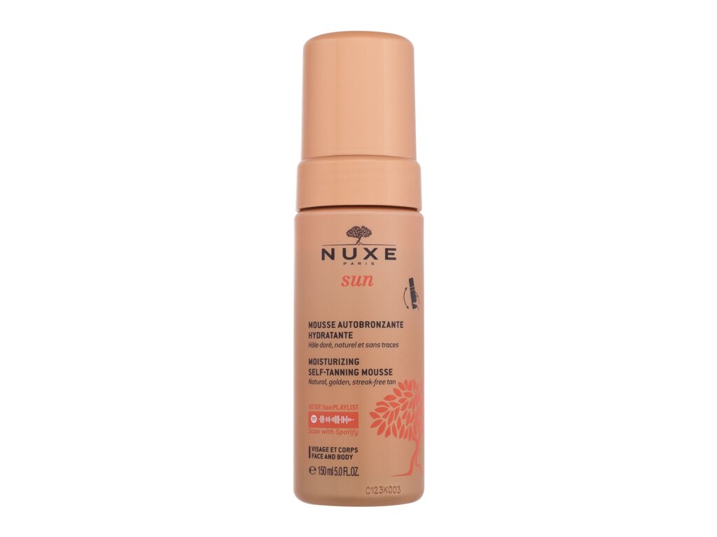 Nuxe Sun Moisturizing Self-Tanning Mousse savaiminio įdegio kremas