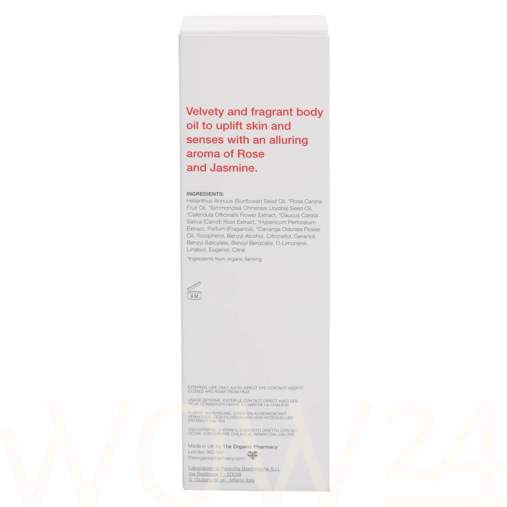 The Organic Pharmacy The Organic Pharmacy Rose & Jasmine Body Oil 100 ml kūno aliejus