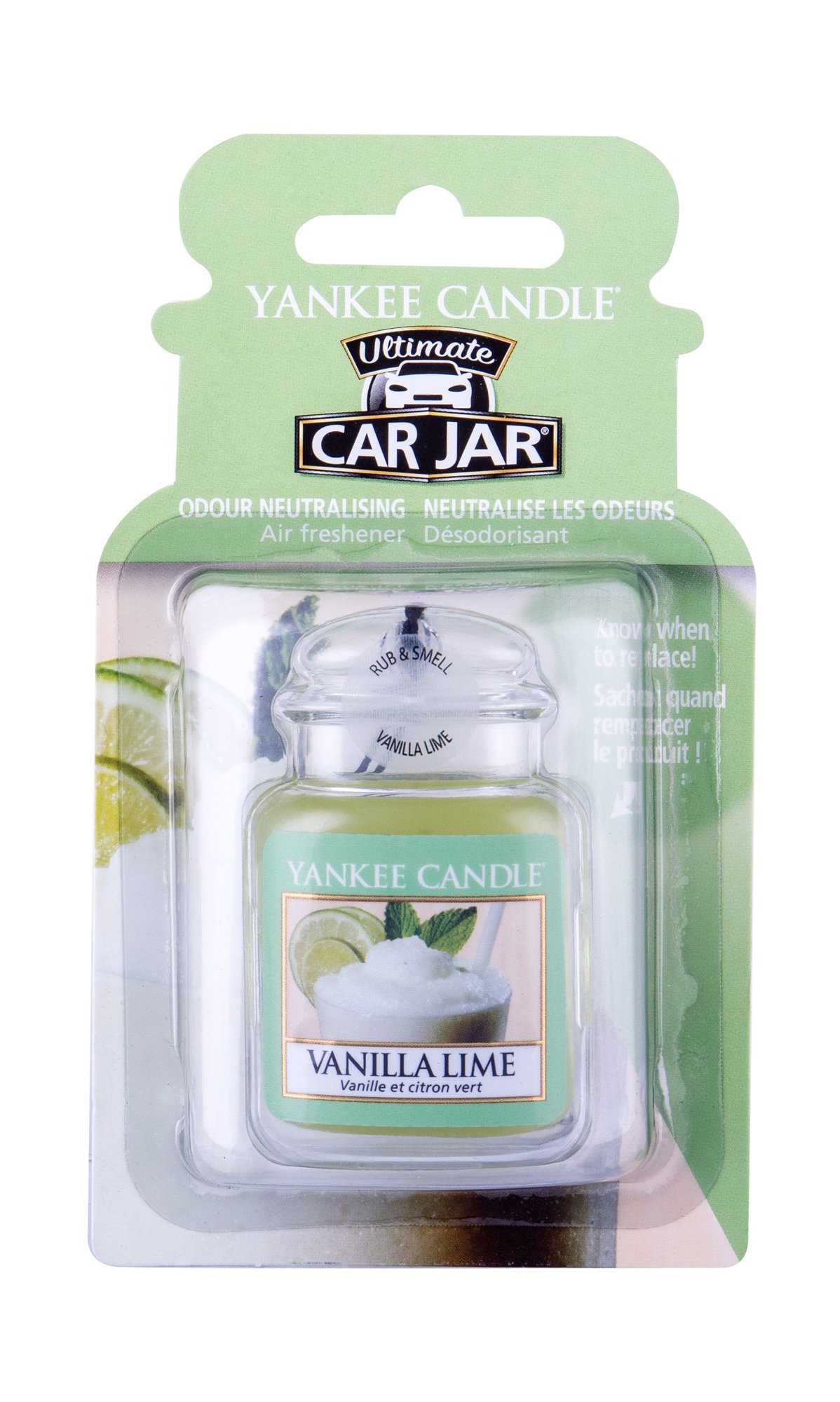 Yankee Candle Vanilla Lime Car Jar Kvepalai Unisex