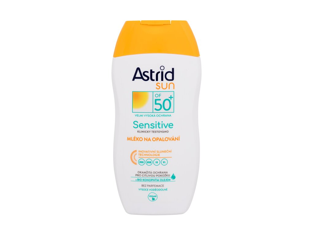Astrid Sun Sensitive Milk įdegio losjonas