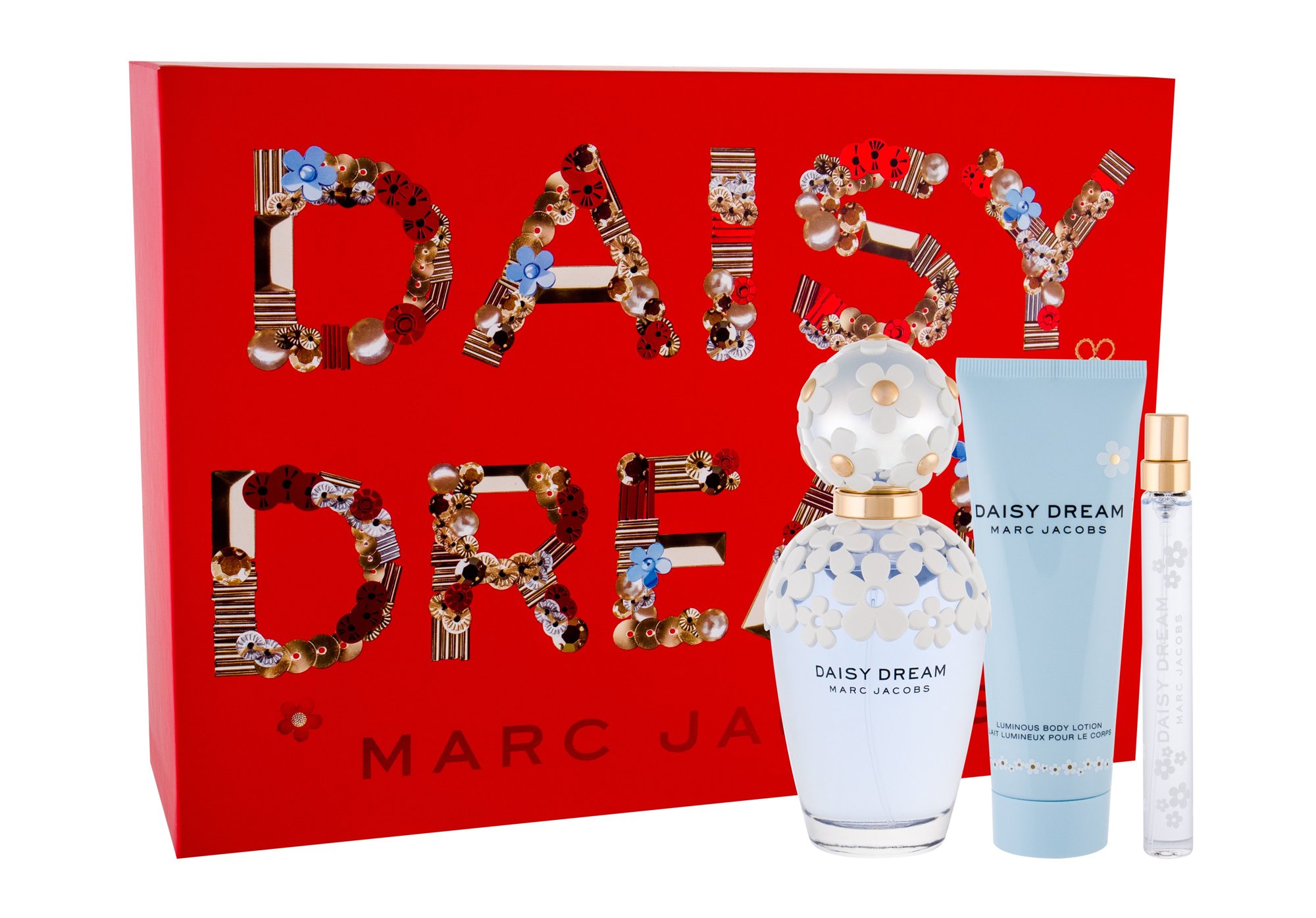 Marc Jacobs Daisy Dream 100ml Edt 100 ml + Body Lotion 75 ml + Edt 10 ml Kvepalai Moterims EDT Rinkinys