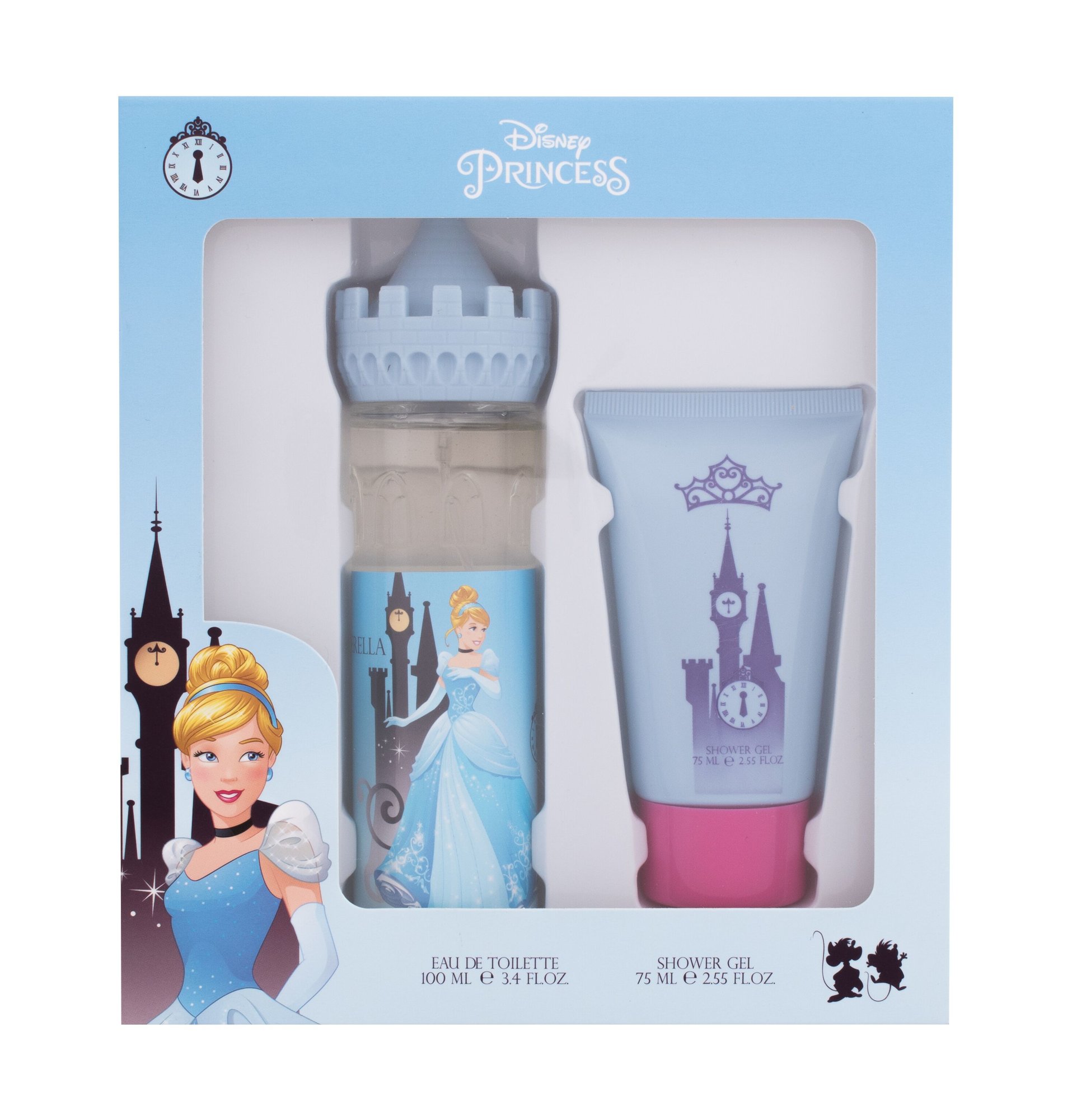 Disney Princess Cinderella 100ml Edt 100 ml + Shower Gel 75 ml Kvepalai Vaikams EDT Rinkinys