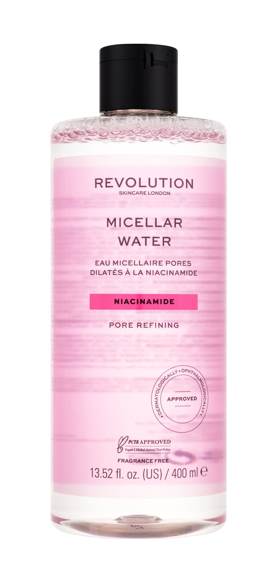 Revolution Skincare Niacinamide Pore Refining Micellar Water micelinis vanduo