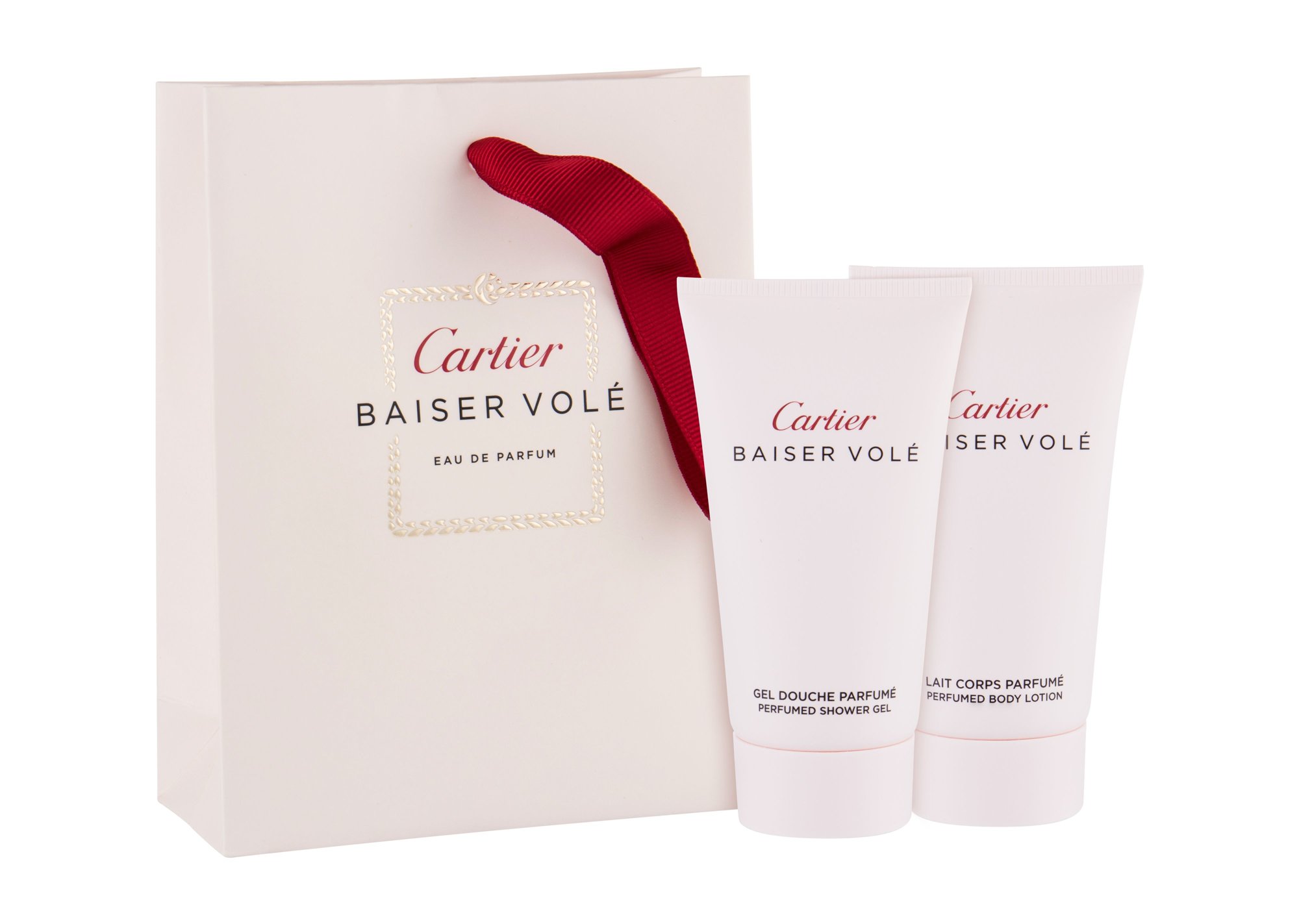 Cartier Baiser Volé 50ml Shower Gel 50 ml + Body Lotion 50 ml dušo želė Rinkinys