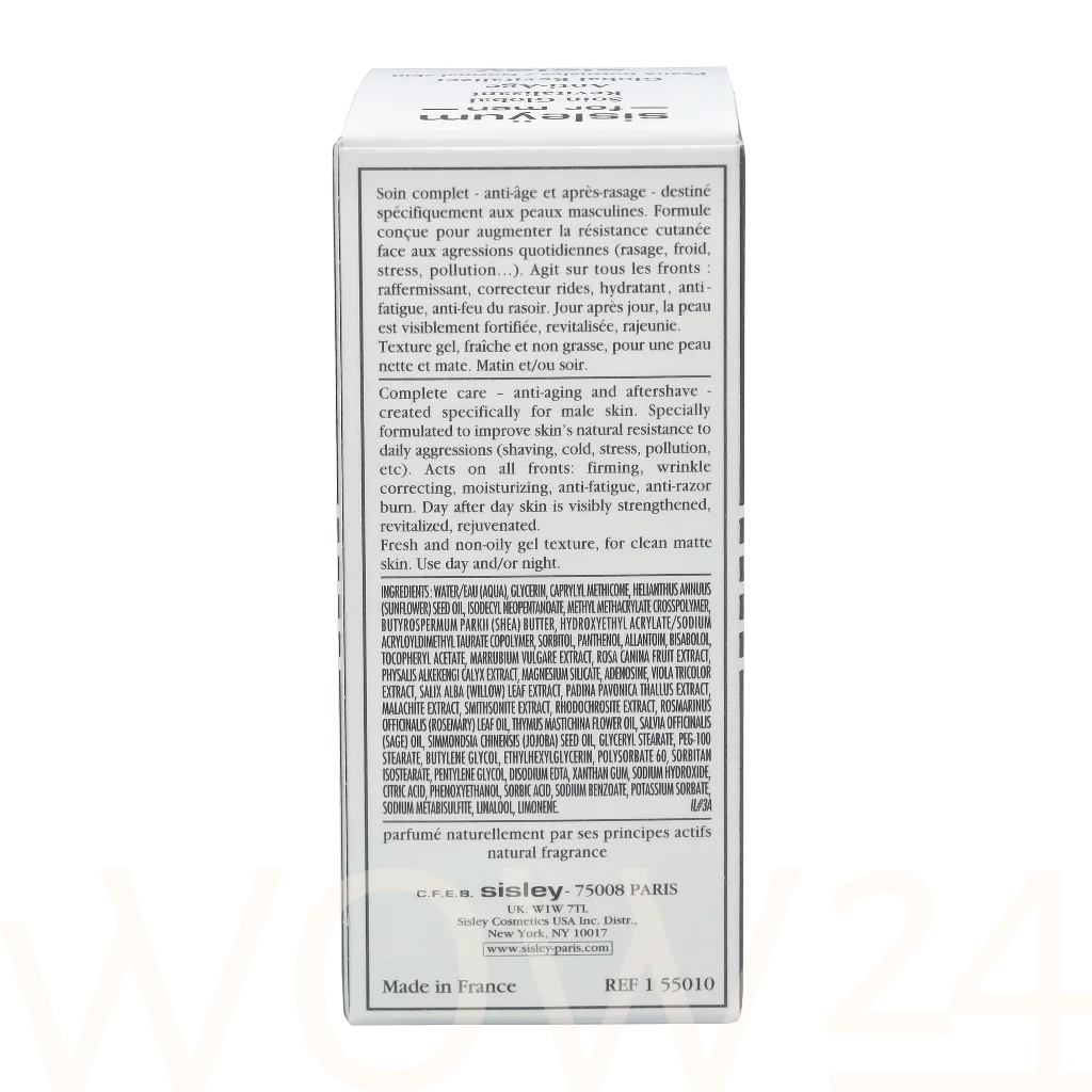 Sisley Sisley For Men Anti-Age Global Revitalizer - Dry 50 ml NI&Scaron;INIAI natūrali veido odos priežiūros priemonė