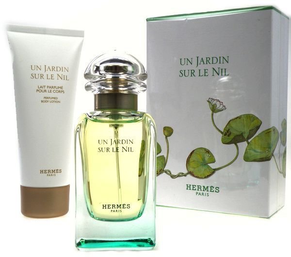Hermes Un Jardin Sur Le Nil 50ml Edt 50ml + 75ml Body lotion Kvepalai Unisex EDT Rinkinys