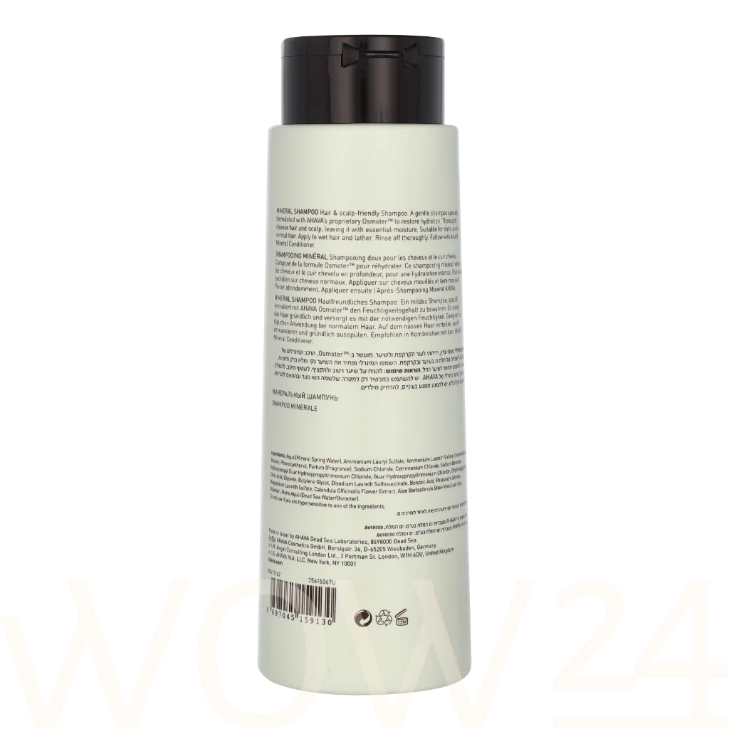 AHAVA Ahava Deadsea Water Mineral Shampoo 400 ml &scaron;ampūnas
