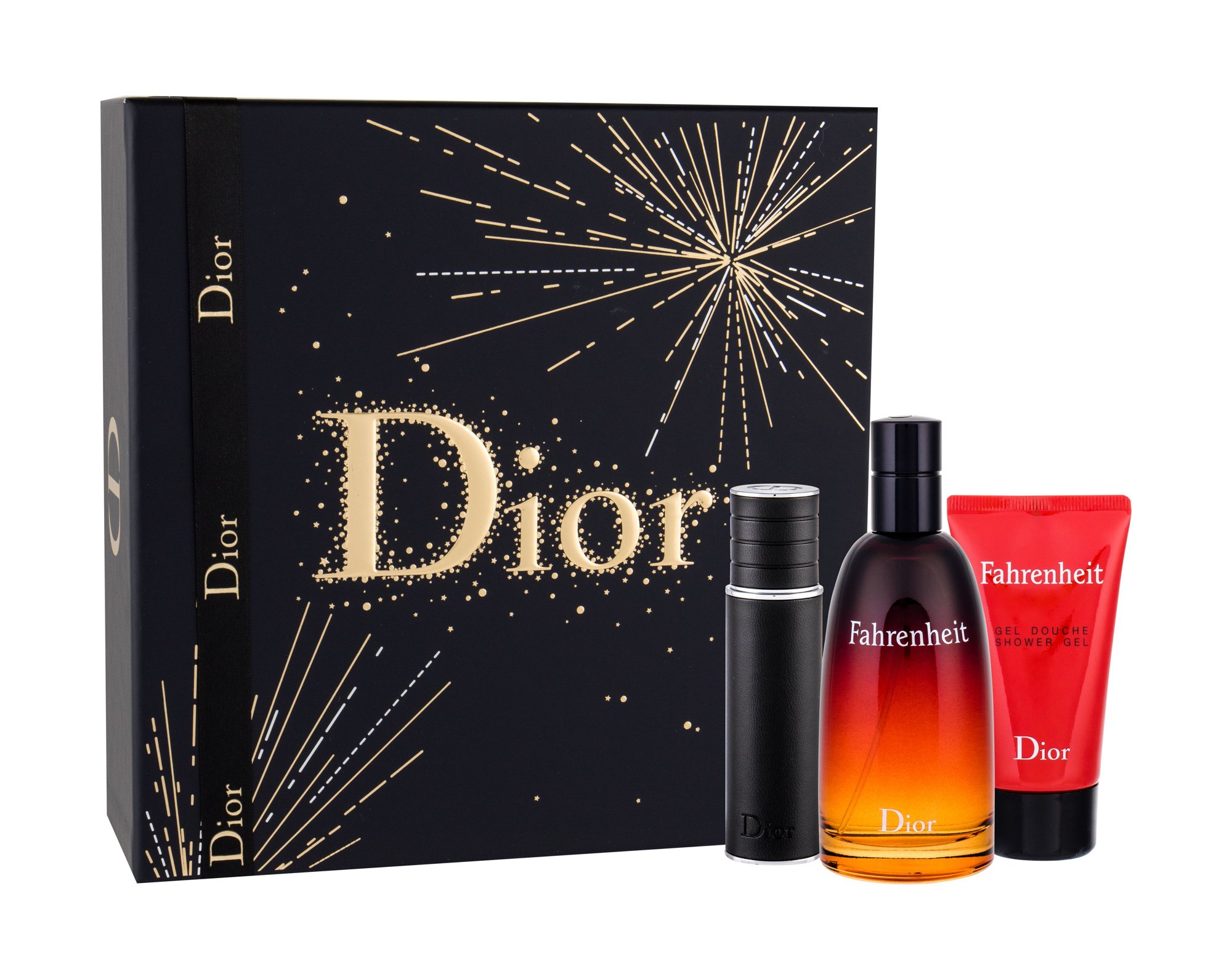 Christian Dior Fahrenheit 100ml Edt 100 ml + Shower gel 50ml + Edt refillable 10ml Kvepalai Vyrams EDT Rinkinys