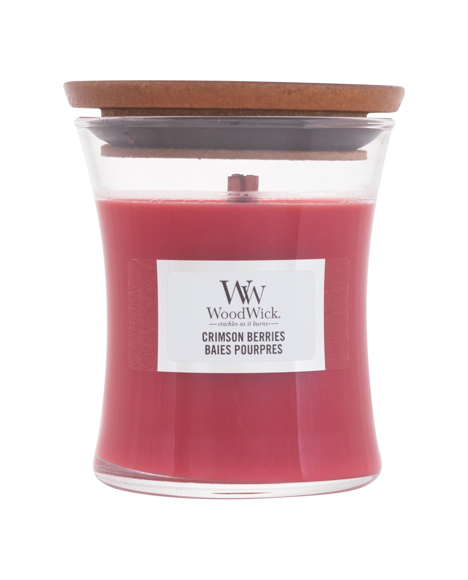 WoodWick Crimson Berries kvepianti žvakė