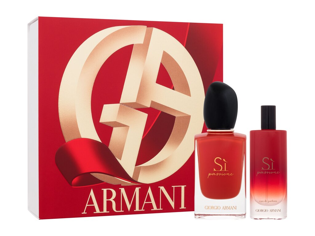 Giorgio Armani Si Passione Eau De Parfum 50 ml Edp 50 ml + Edp 15 ml Damaged box Set