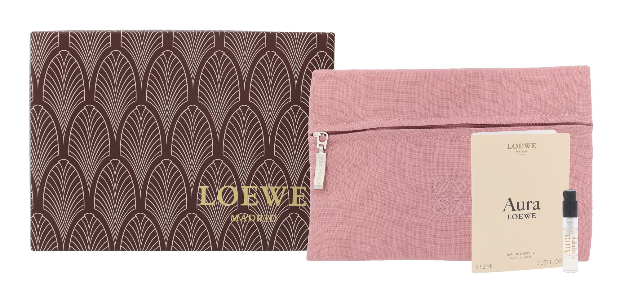 Loewe Aura (2013) 2ml Edp 2 ml + Cosmetic Bag kvepalų mėginukas Moterims EDP Rinkinys