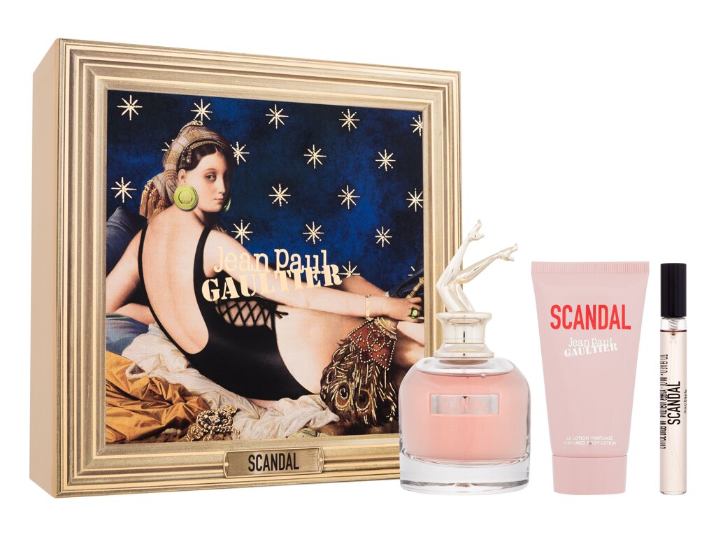 J.p. gaultier Scandal Eau De Parfum 80 ml Edp 80 ml + Body Lotion 75 ml + Edp 10 ml Set