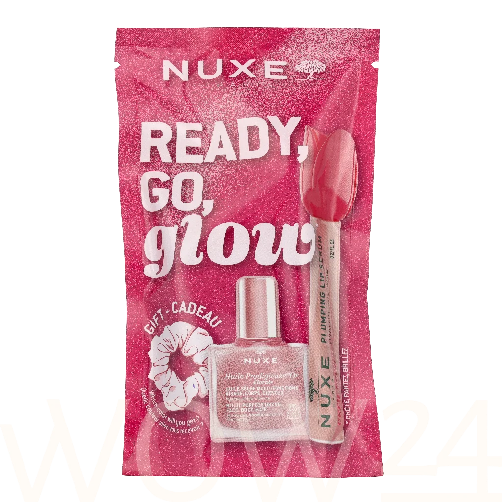 Nuxe Nuxe Ready, Go, Glow Pink Set Kūno odos drėkinimo priemonė Moterims