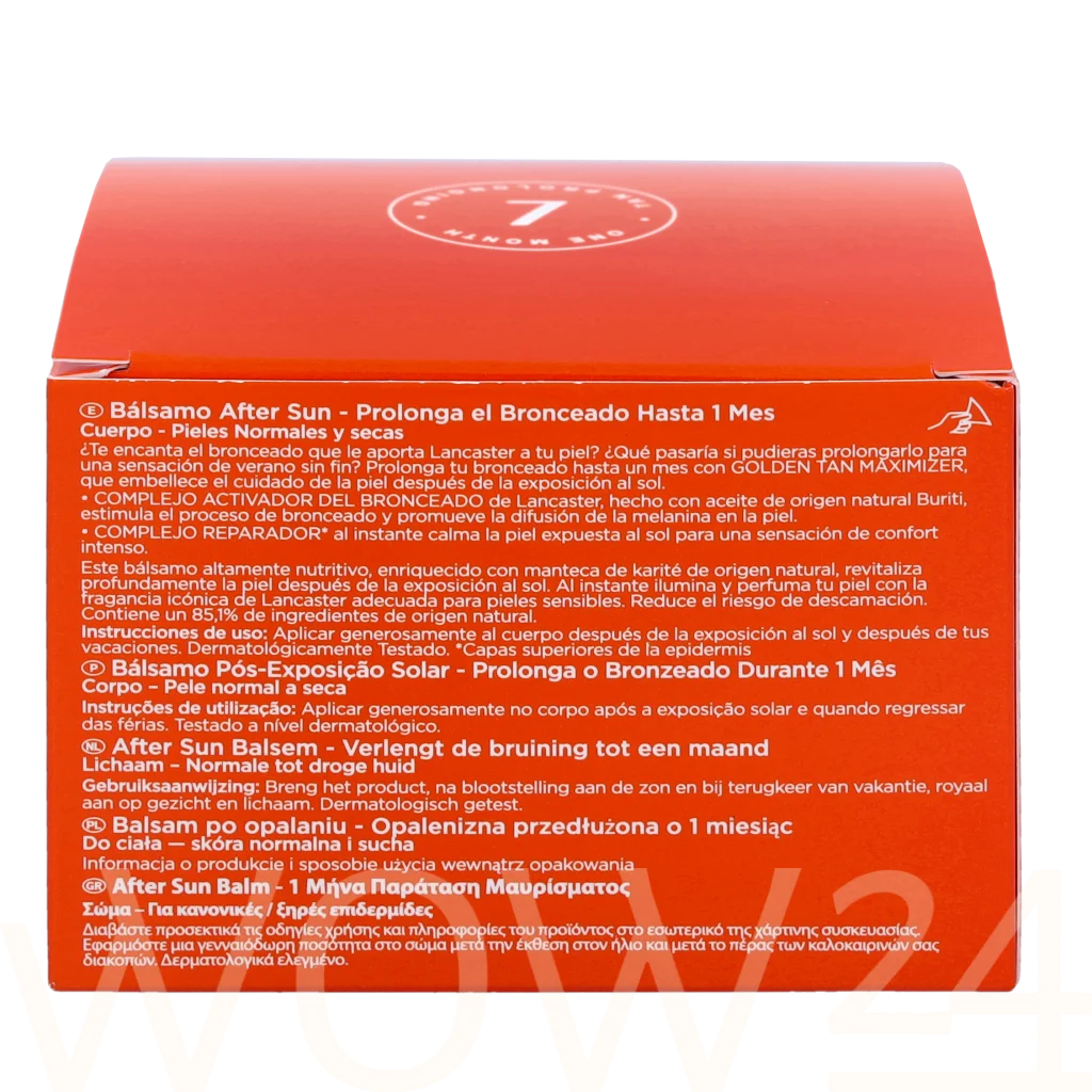 Lancaster Lancaster Golden Tan Maximizer After Sun Balm 200 ml priemonė po deginimosi