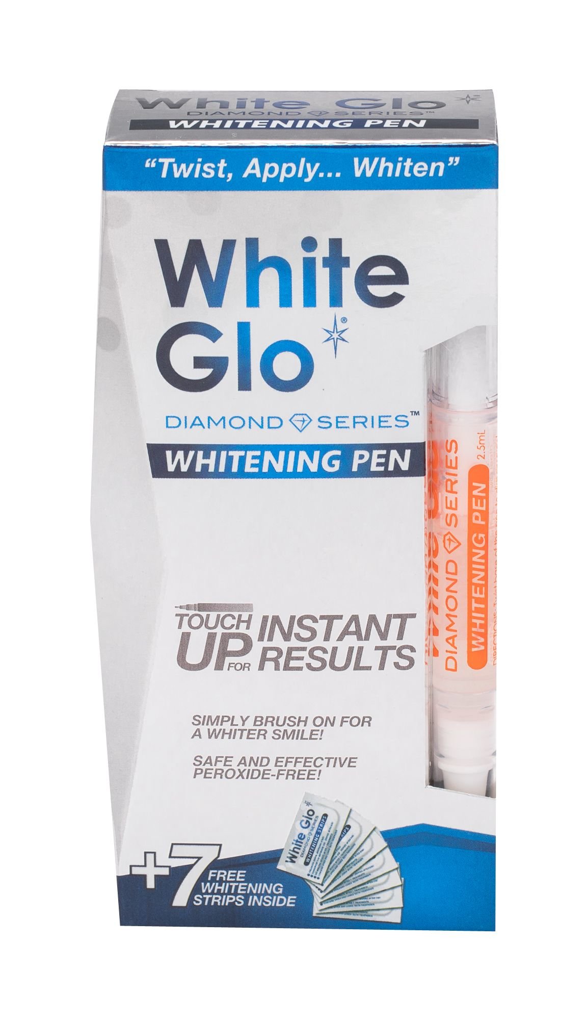 White Glo Diamond Series Whitening Pen dantų balinimui