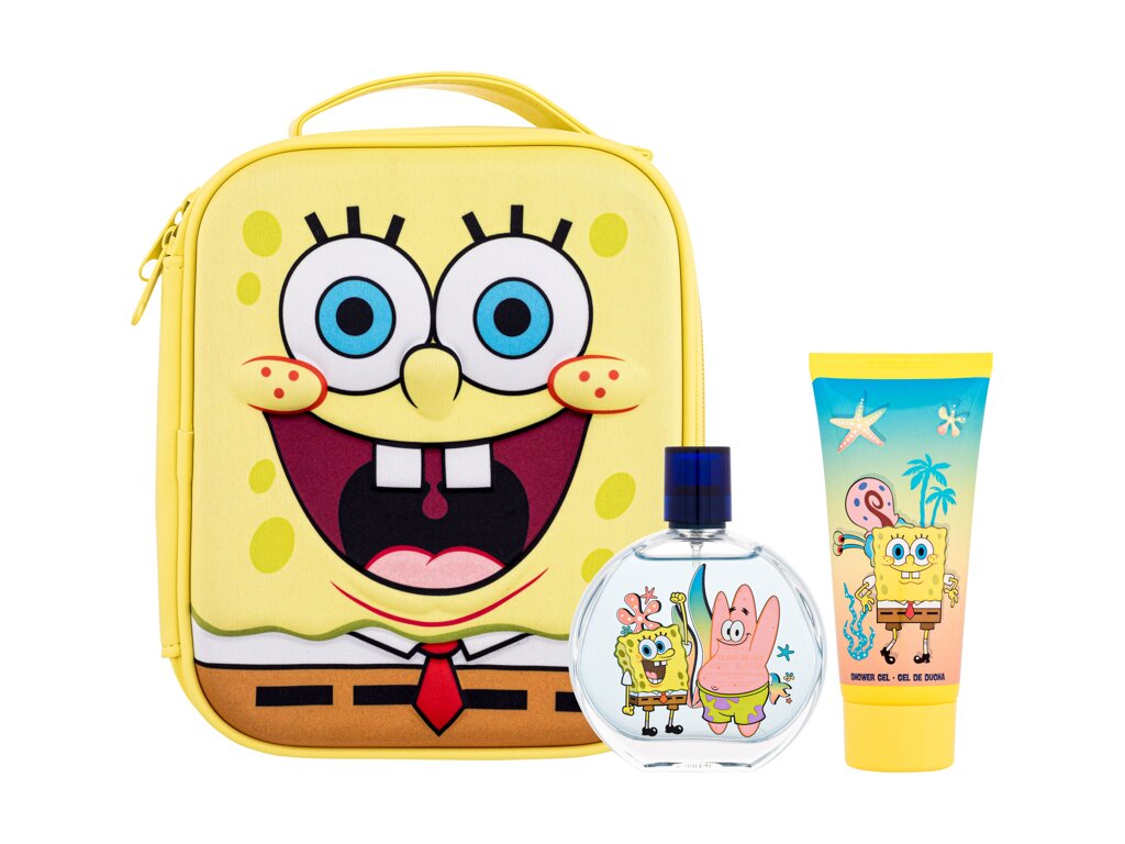 SpongeBob Squarepants SpongeBob 100ml Edt 100 ml + Shower Gel 100 ml + Cosmetic Bag Kvepalai Vaikams EDT Rinkinys