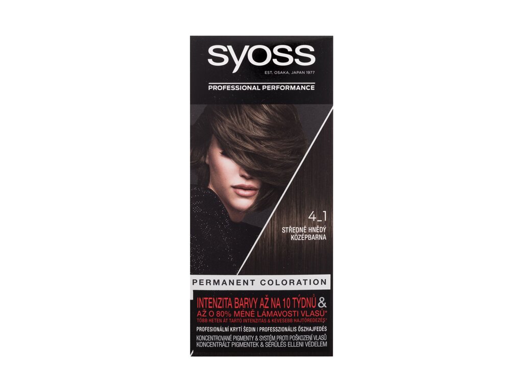 Syoss Permanent Coloration 50ml plaukų dažai (Pažeista pakuotė)