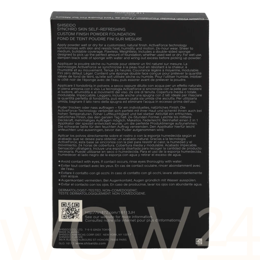 Shiseido Shiseido Synchro Skin Self-Refreshing Custom Finish Powder 9 g sausa pudra