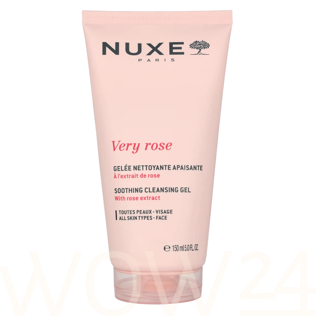 Nuxe Very Rose Soothing Cleansing Gel Gelinis prausiklis Veido prausiklis Moterims
