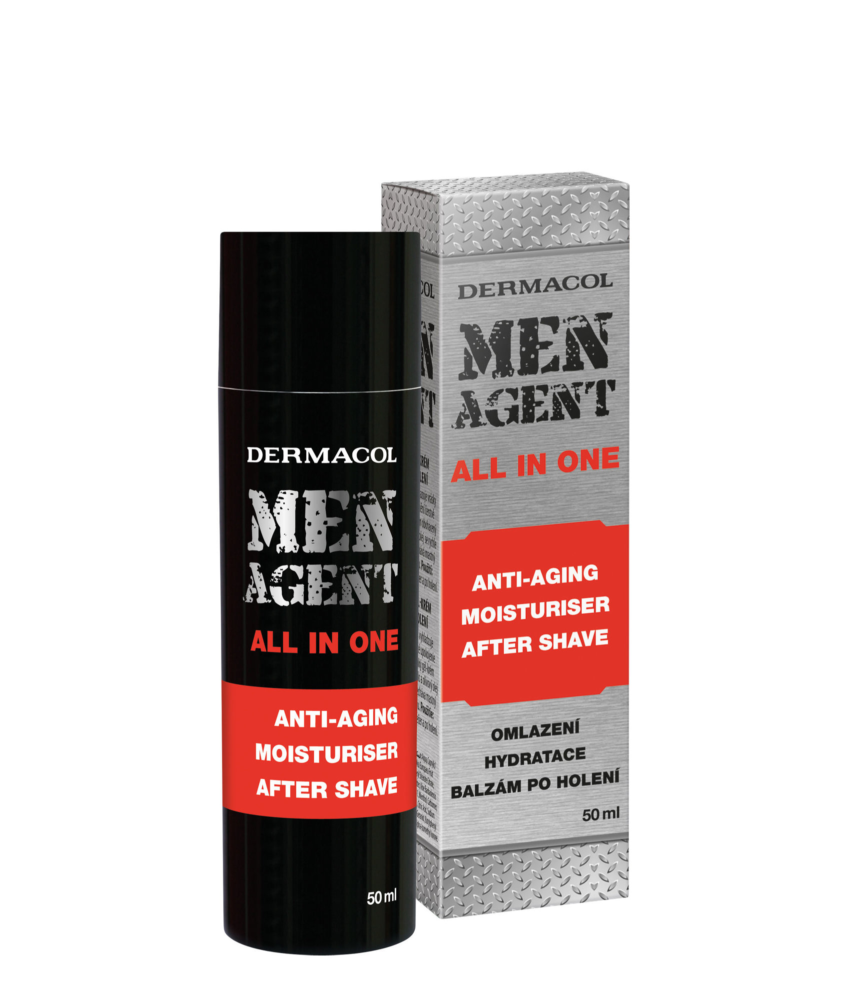 Dermacol Men Agent Anti-Aging Moisturiser After Shave balzamas po skutimosi