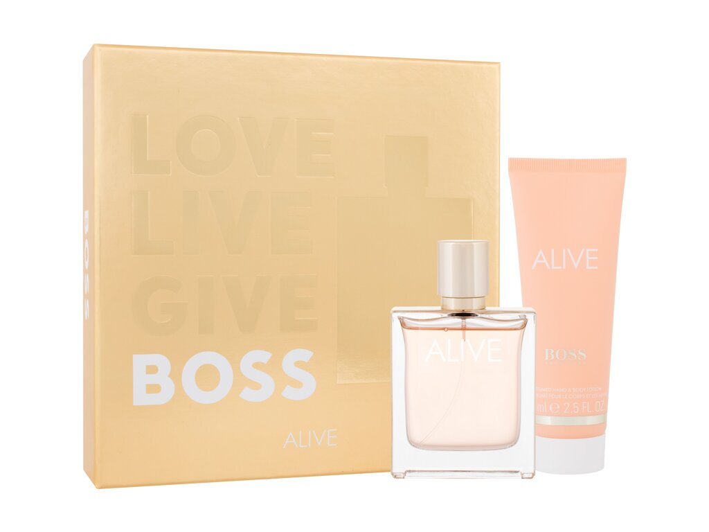 Hugo boss BOSS Alive Eau De Parfum 50 ml Edp 50 ml + Body Lotion 75 ml Damaged box Set