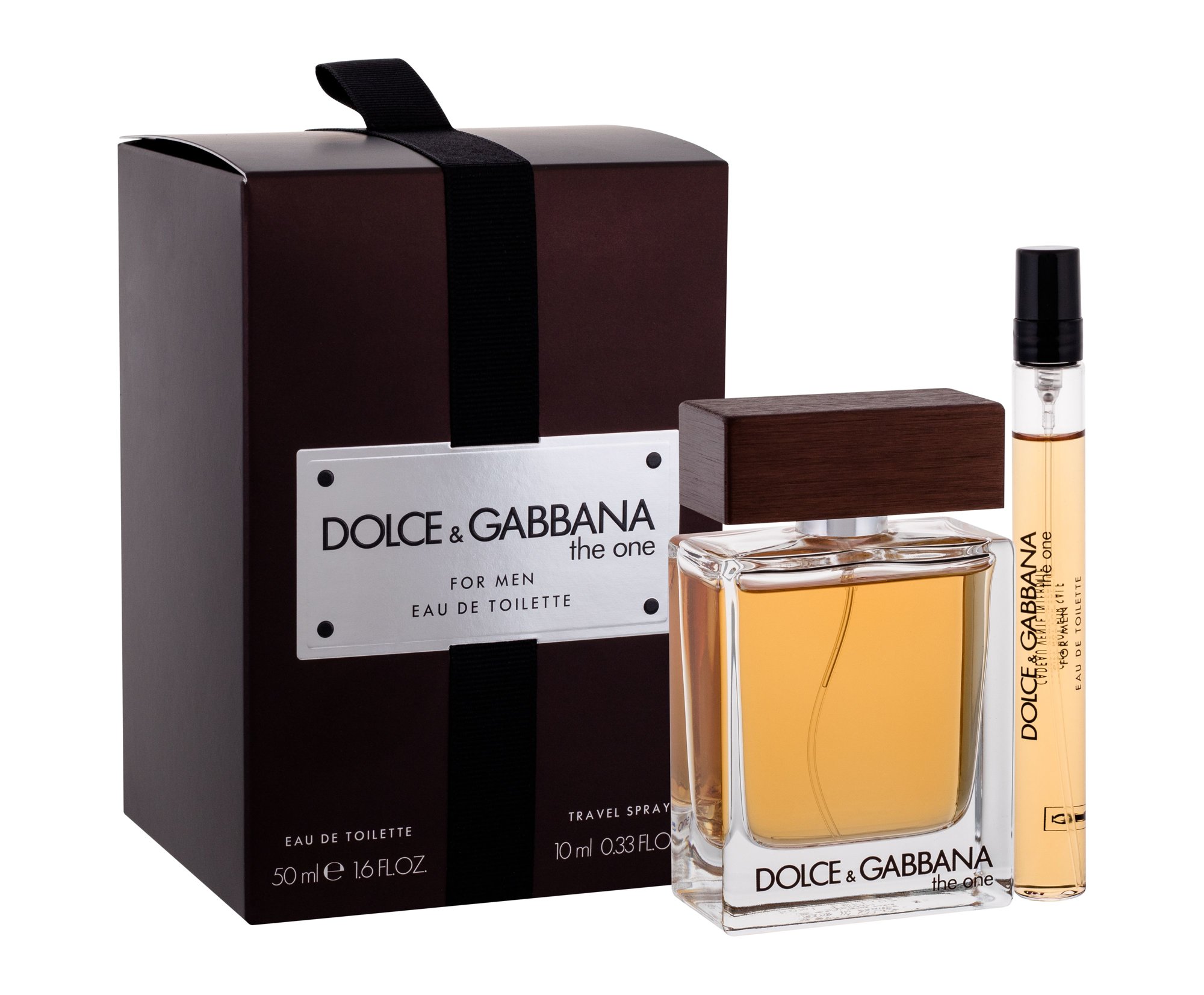 Dolce&Gabbana The One For Men 50ml Edt 50 ml + Edt 10 ml Kvepalai Vyrams EDT Rinkinys (Pažeista pakuotė)