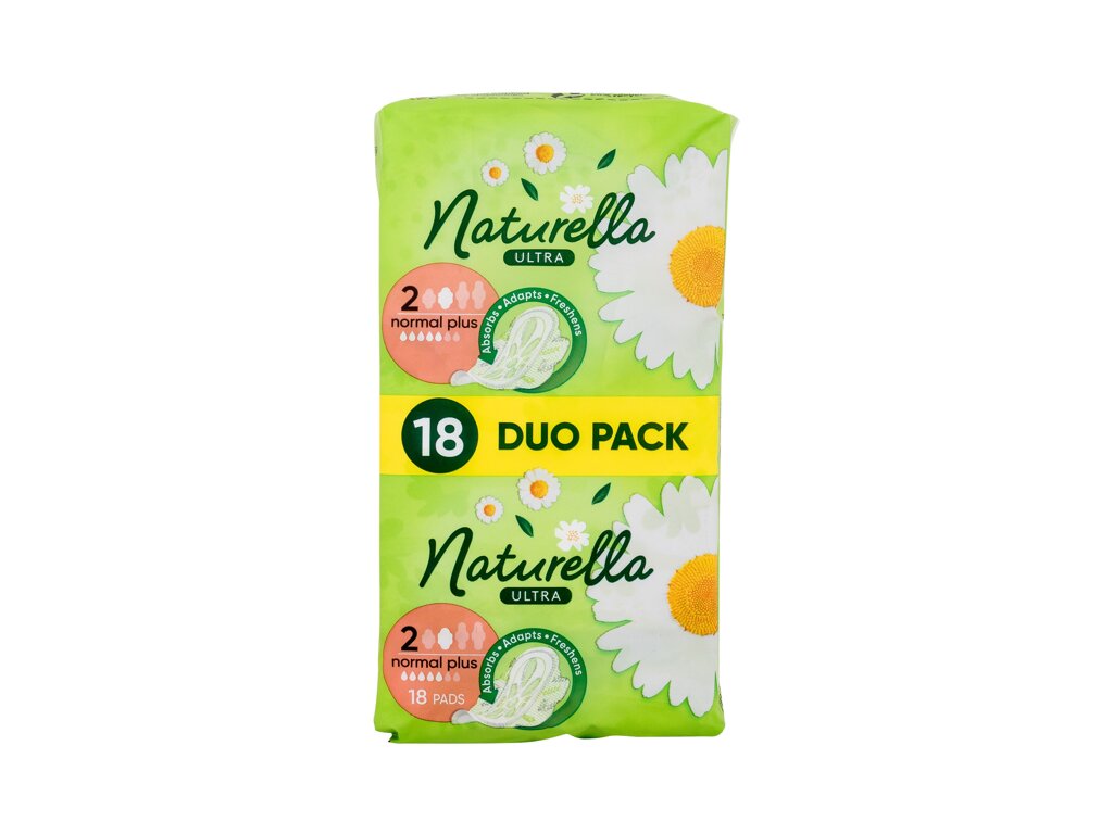 Naturela Normal Naturella Ultra Normal Plus Duo sanitary napkins 18 pcs - Kosmetika | WOW24