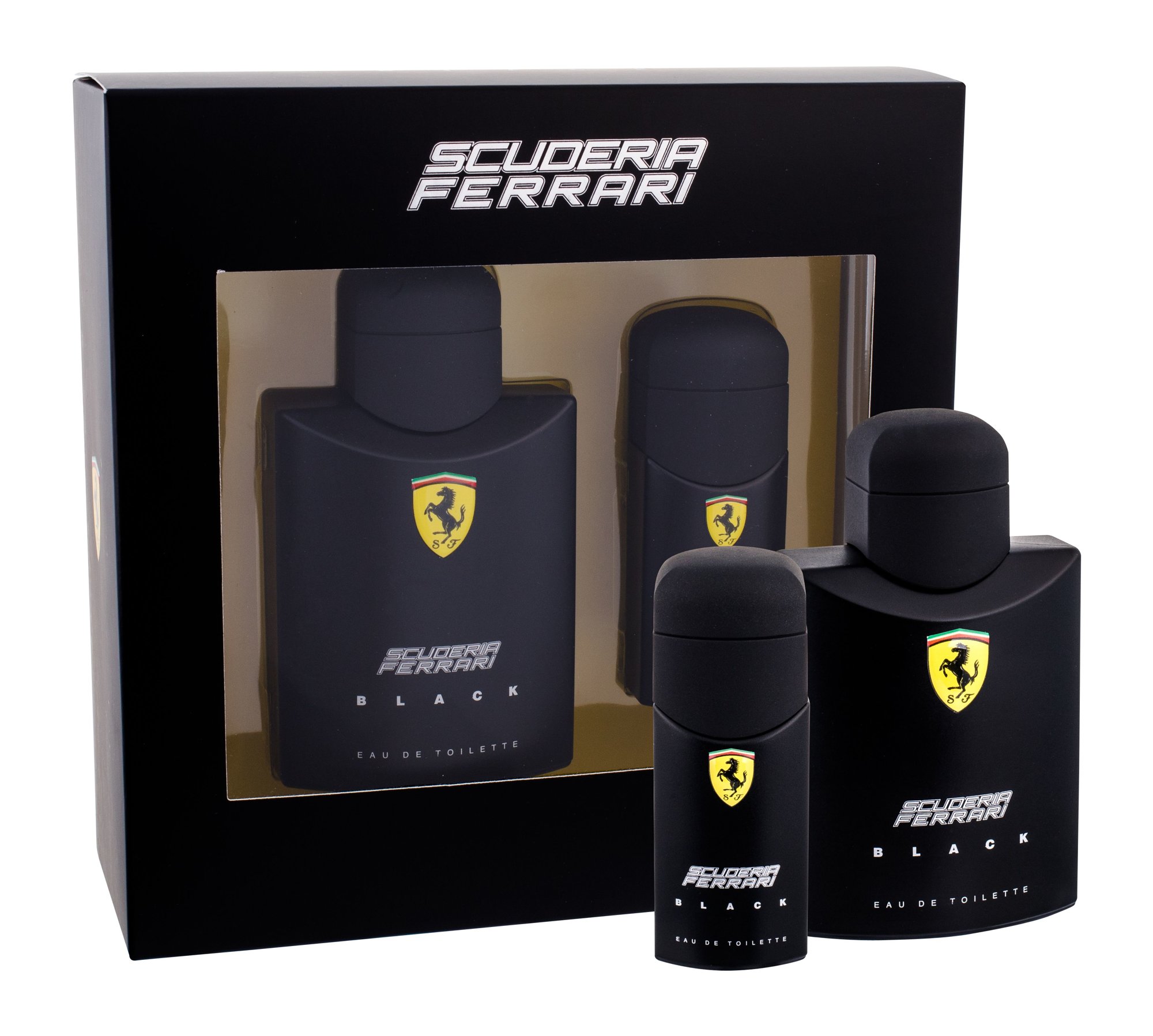 Ferrari Scuderia Ferrari Black 125ml Edt 125 ml + Edt 30 ml Kvepalai Vyrams EDT Rinkinys