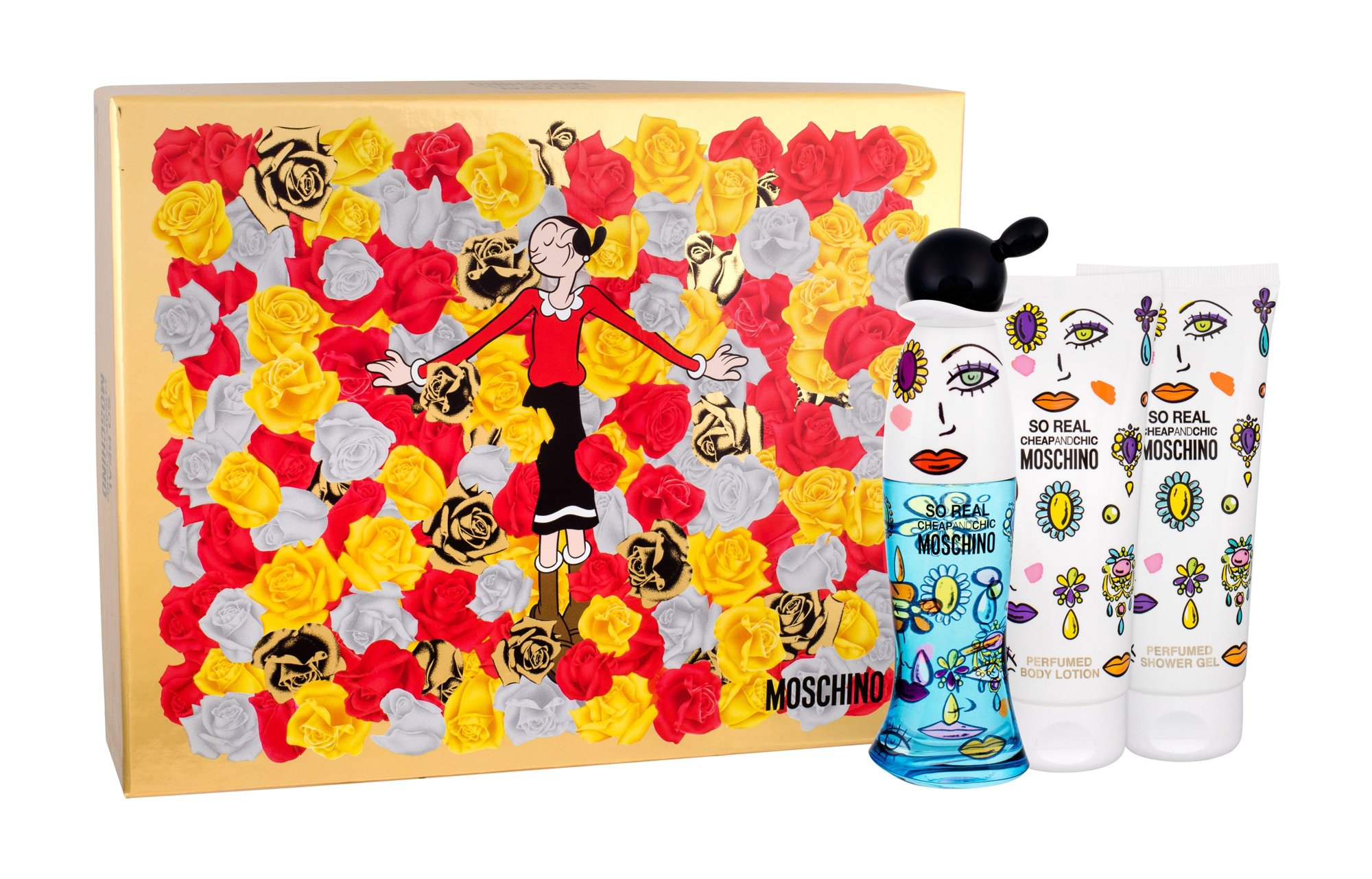 Moschino So Real Cheap and Chic 50ml Edt 50 ml + Body Lotion 100 ml + Shower Gel 100 ml Kvepalai Moterims EDT Rinkinys