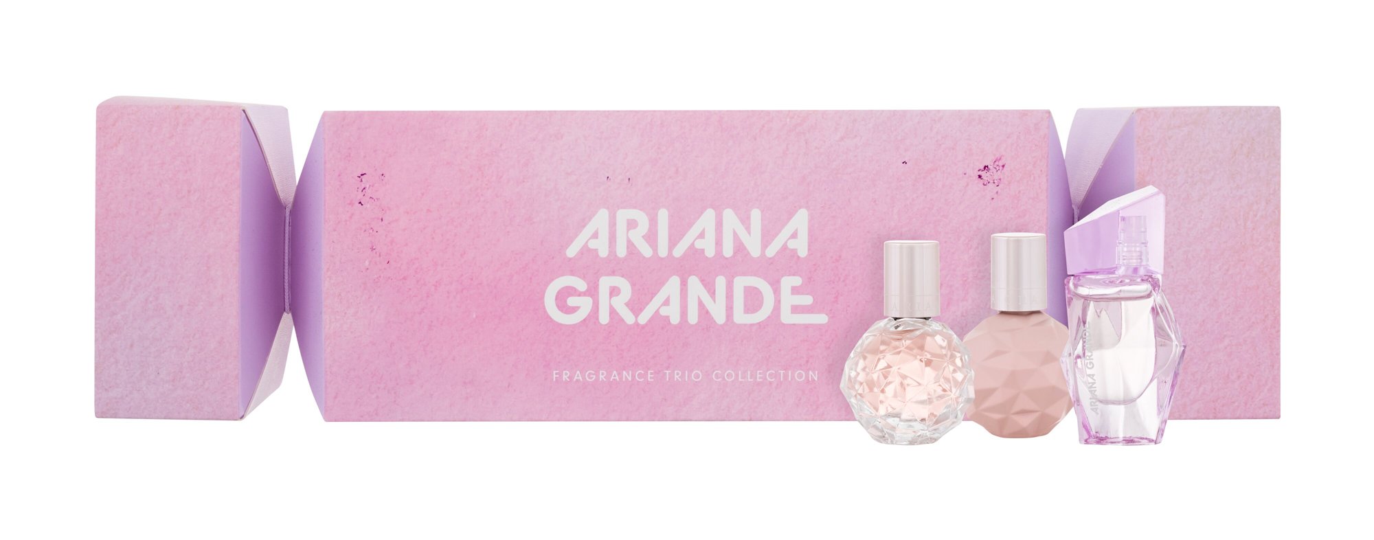 Ariana Grande Fragrance Trio Collection 7,5ml Edp Sweet Like Candy 7,5 ml + Edp Ari 7,5 ml + Edp R.E.M. 6,5 ml kvepalų mėginukas Moterims EDP Rinkinys
