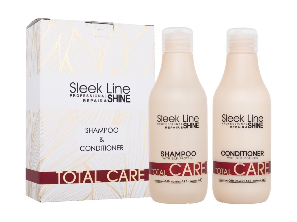 Stapiz Sleek Line Total Care Shampoo & Conditioner &scaron;ampūnas