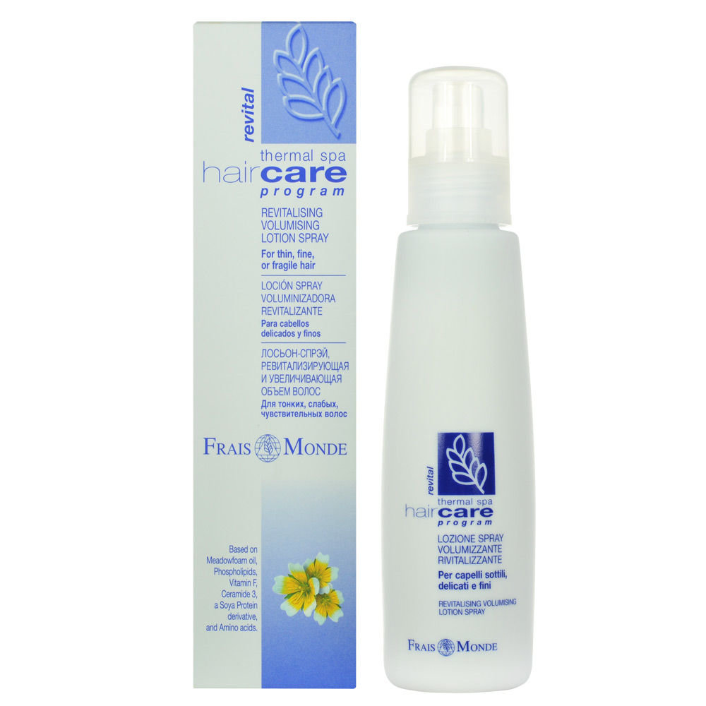 Frais Monde Hair Care Revitalising Volumising Lotion Spray priemonė plaukų apimčiai
