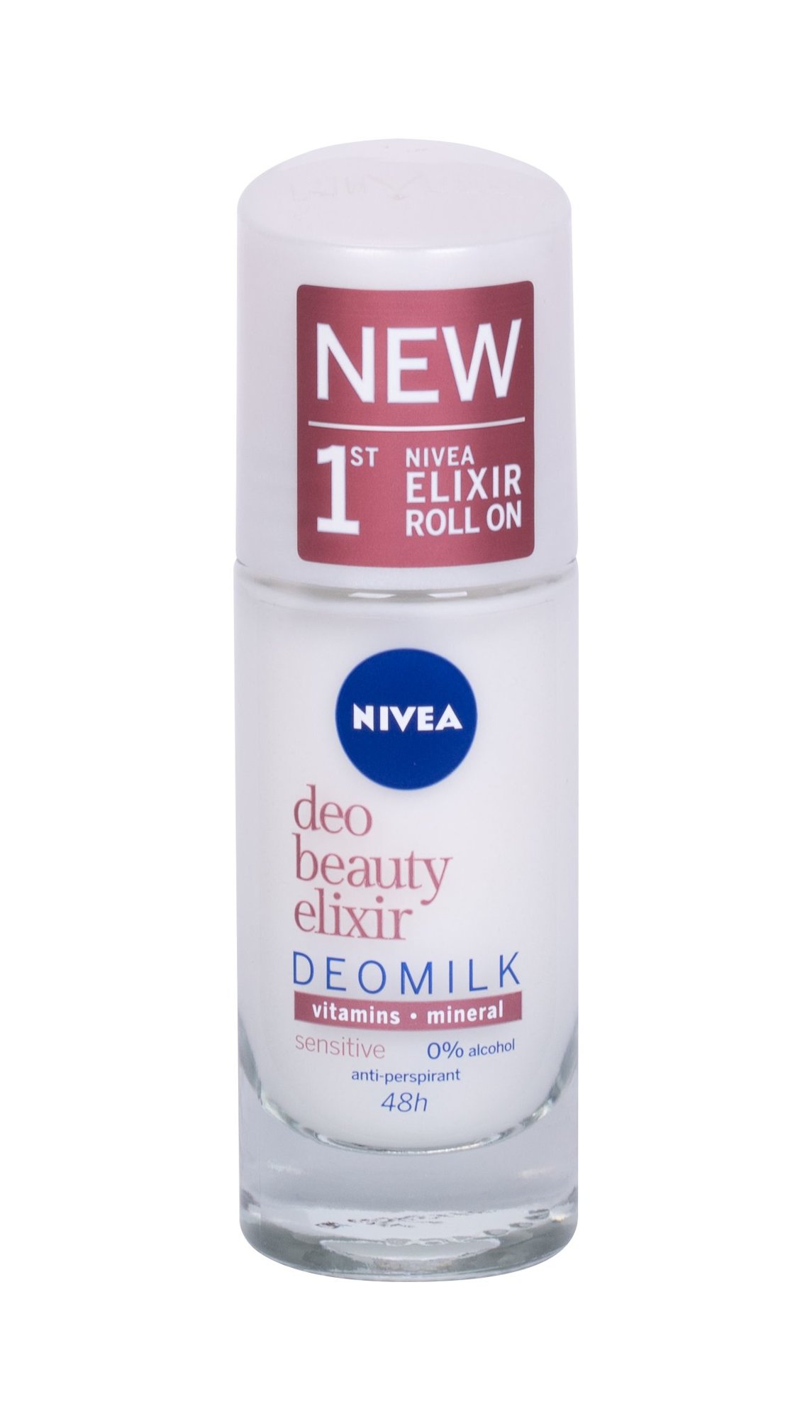 Nivea Deo Beauty Elixir Deomilk Sensitive 40ml antipersperantas