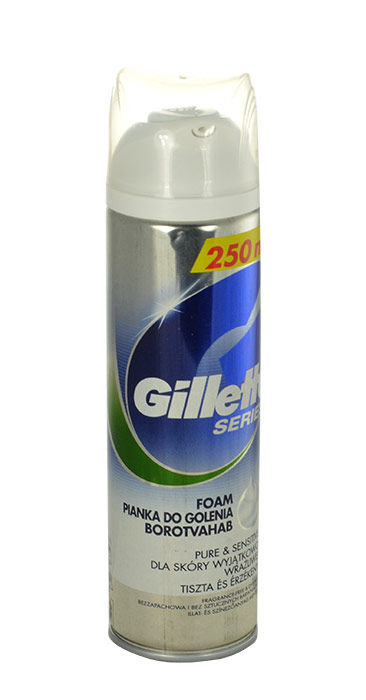 Gillette Series Pure & Sensitive 250ml skutimosi putos