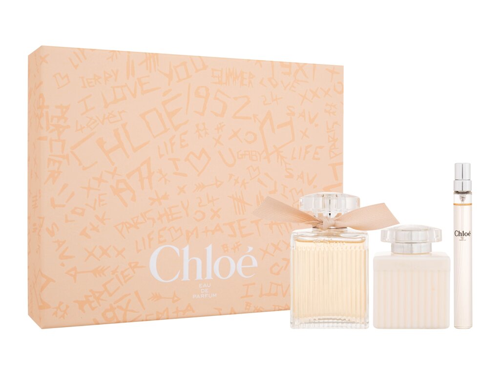 Chloe Chloe 100ml EDP 100 ml + Body Lotion 100 ml + EDP 10 ml kvepalai Moterims EDP Rinkinys