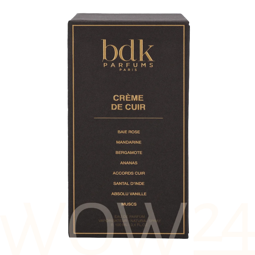 Bdk parfums Cr&egrave;me de cuir Eau De Parfum 100 ml