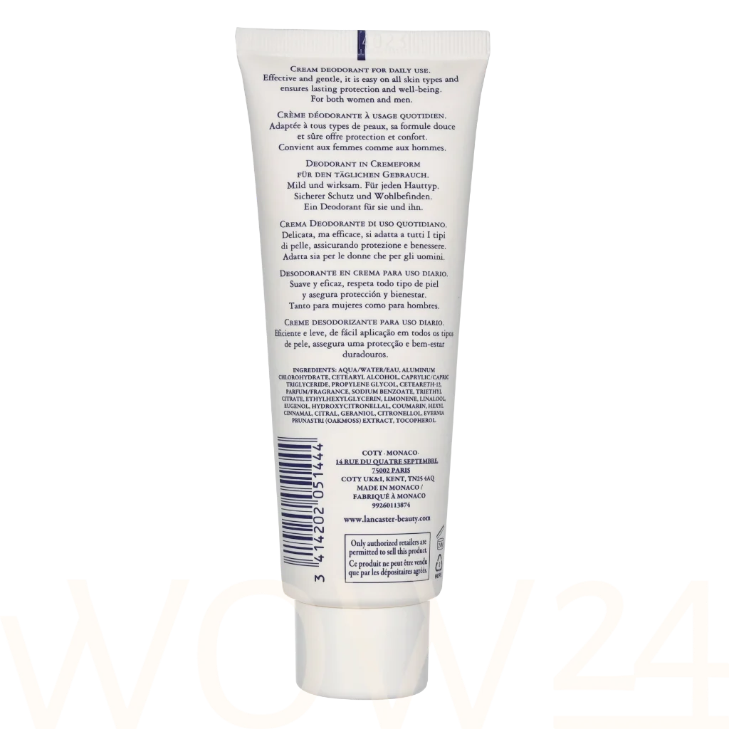 Lancaster Lancaster Eau De Lancaster Deo Cream 125 ml dezodorantas