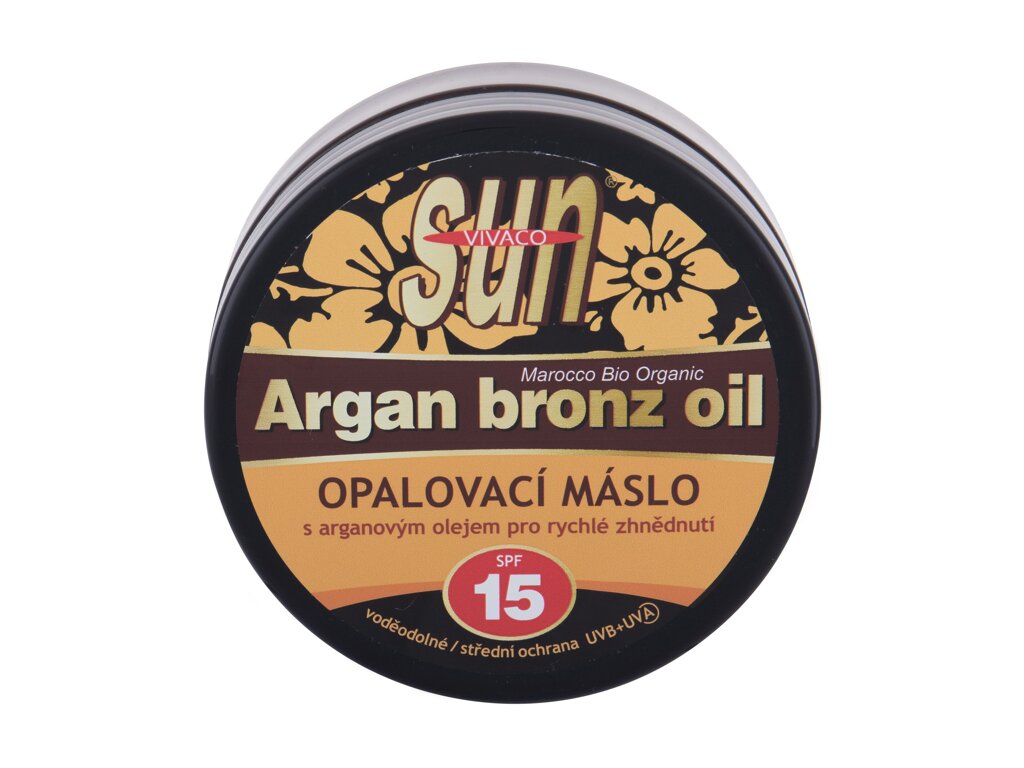 Vivaco Sun Argan Bronz Oil Suntan Butter 200ml įdegio losjonas (Pažeista pakuotė)