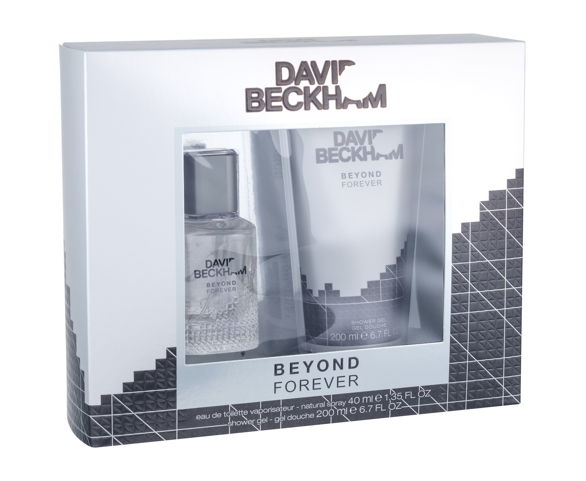 David Beckham Beyond Forever 40ml Edt 40 ml + Shower Gel 200 ml Kvepalai Vyrams EDT Rinkinys