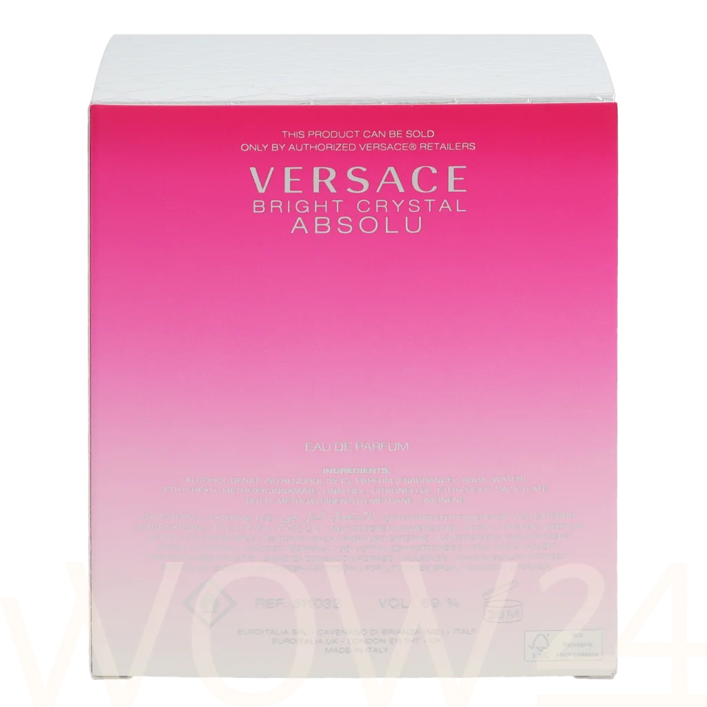 Versace Versace Bright Crystal Absolu Edp Spray 90 ml kvepalai Moterims EDP
