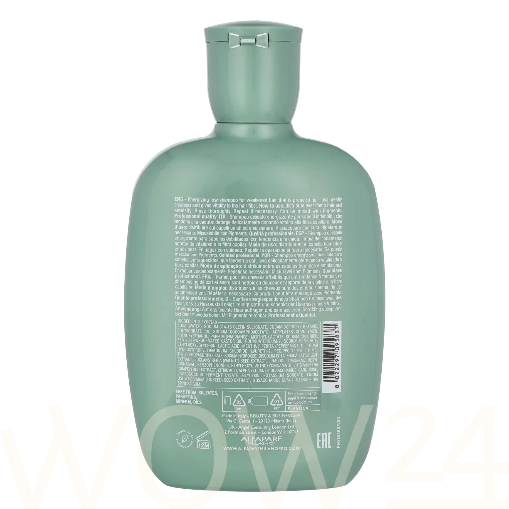Alfaparf Alfaparf Semi Di Lino Scalp Renew Energizing Shampoo 250 ml &scaron;ampūnas