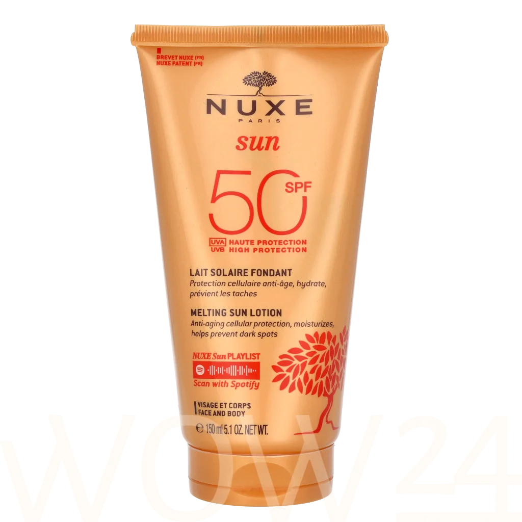 Nuxe Nuxe Sun Melting Lotion High Prot. For Face SPF50 150 ml įdegio losjonas