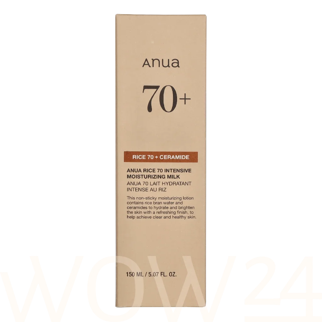 Anua Anua Rice 70 + Ceramide Moisturizing Milk Kūnui Moterims